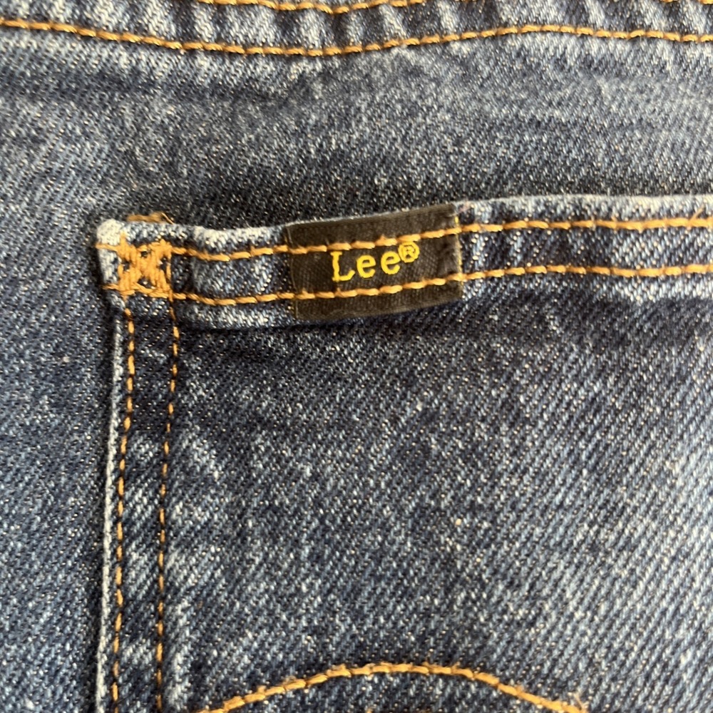 VTG Lee Jeans Relaxed Fit Mens 42x30 Blue Denim Pants Casual - Picture 9 of 15